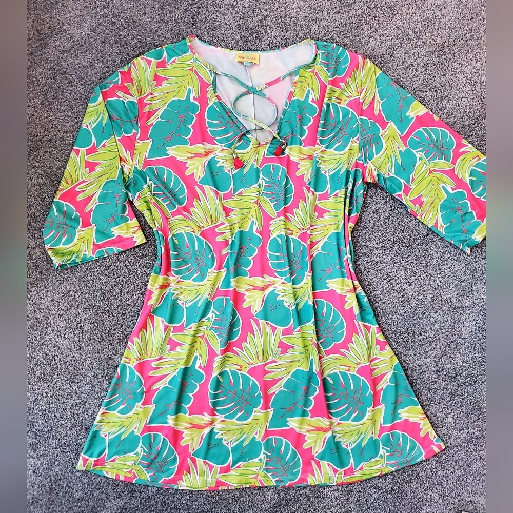 Viv & Lou Tropical Cover Up XXL